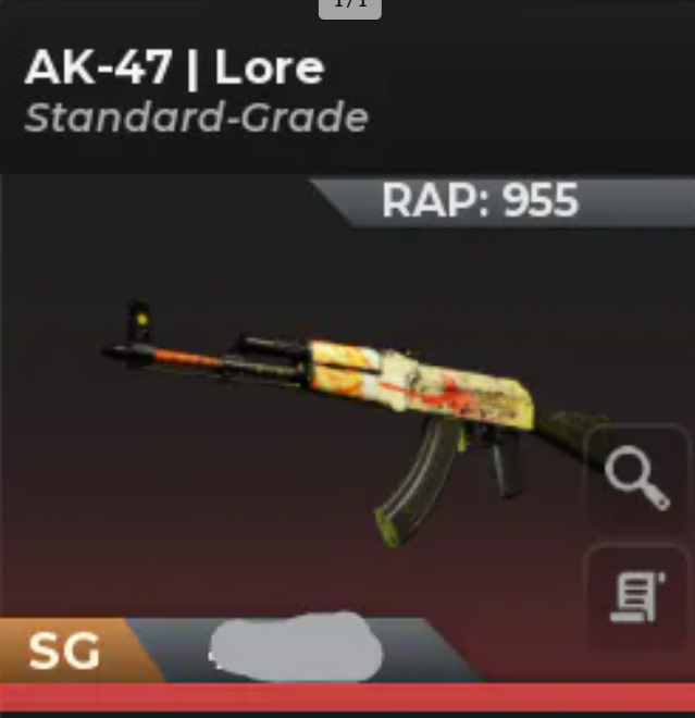 🟩Bloxstrike Ak Lore SG ⚡ Fast Delivery