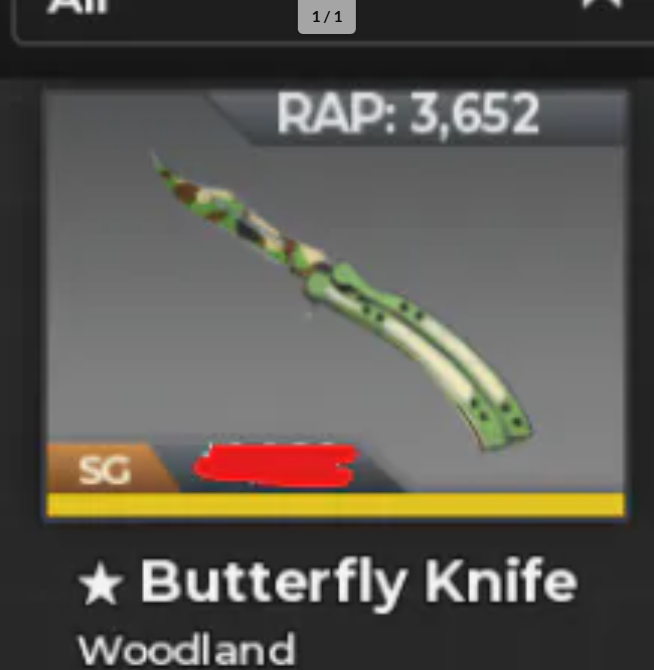 Bloxstrike - Woodland BFK sg