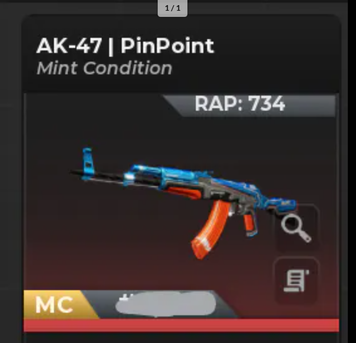 🟩Bloxstrike - Ak - 47 Pinpoint Mint condition