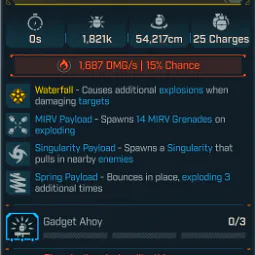 🟦🟦🟦Modded 1821K Dps Grenade Ordnance PC/XBOX/PS5🟦🟦🟦🟦🟦