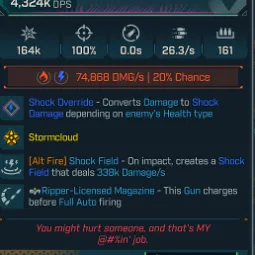 🟦🟦🟦Modded 4324K Dps Sniper Rifle Weapons PC/XBOX/PS5🟦🟦🟦🟦🟦