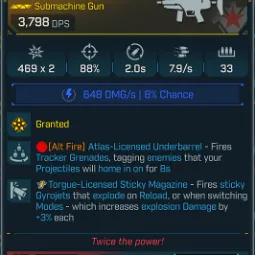 🟦🟦🟦Modded Powerful Submachine Gun Weapons PC/XBOX/PS5🟦🟦🟦