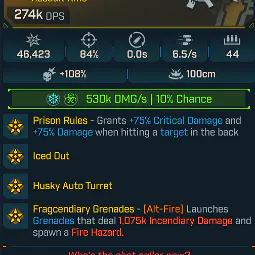 274K DPS Assault Rife Weapons💥Game-breaking💥Ps5/Xbox/Pc INSTANT DELIVERY