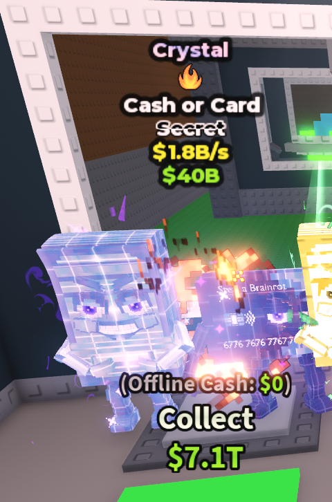 Crystal Cash Or Card 1.8B/s With fire trait