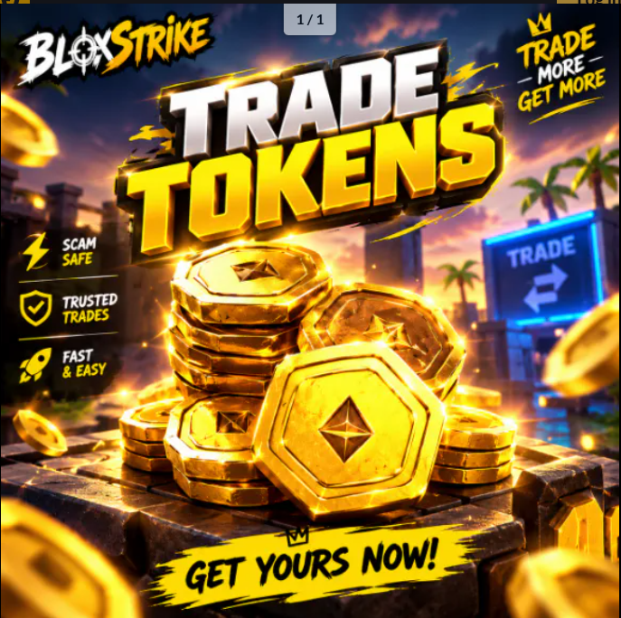 🎁🪙 800 TRADE TOKENS | BLOXSTRIKE 🎁🪙