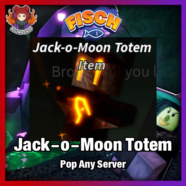 Pop Jack-O-Moon Totem (9X LUCK)🌙