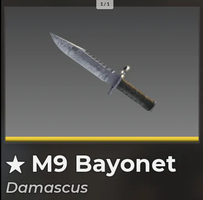 ⭐️ M9 BAYONET | DAMASCUS 6174 RAP*, STANDARD-GRADE 0.19