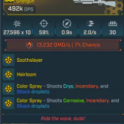 🎯 MODDED Tossed Panicking Hellwalker 🔥 500K DPS 💀 Shotgun | PC/XBOX/PS5 🚀 Instant Delivery WEAPONS