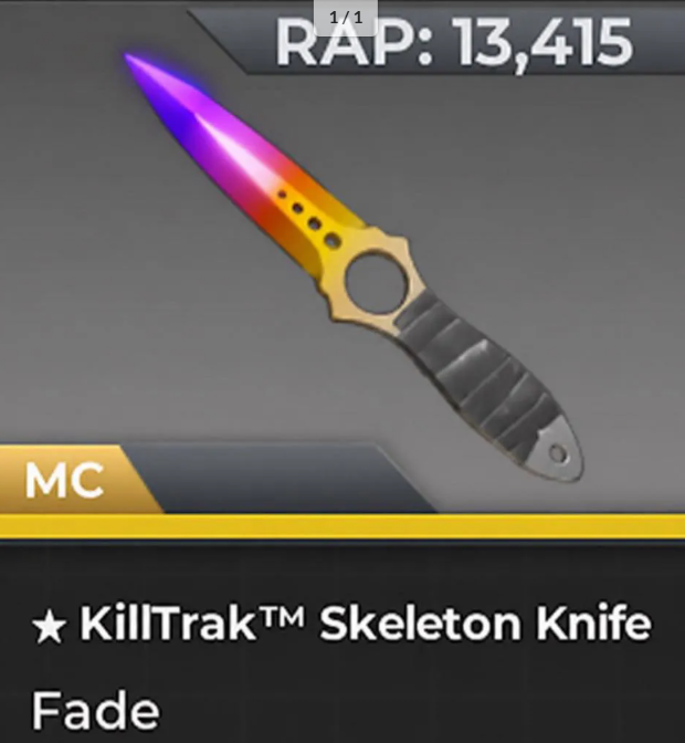 🔺Skeleton Knife KT | Fade (MINT)🔻
