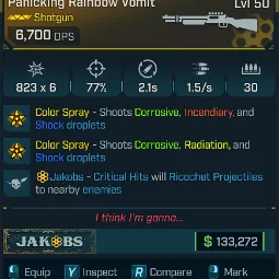 🌺Modded Shotgun - Panicking Rainbow Vomit 🌈 (PC/XBOX/PS5)