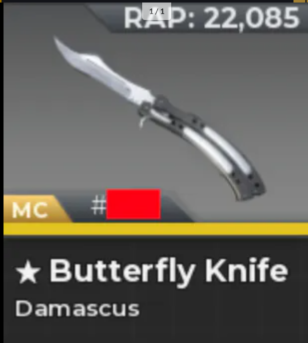 🔺Butterfly Knife | Damascus (MINT)🔻