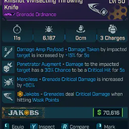 ๐บModded - Killshot Vivisecting Throwing Knife (PC/XBOX/PS5) โ Fast Response ๐