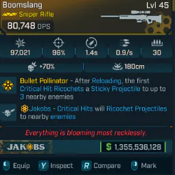 🌺Modded - Boomslang 80748 DPS (PC/XBOX/PS5) — Fast Response 🚀