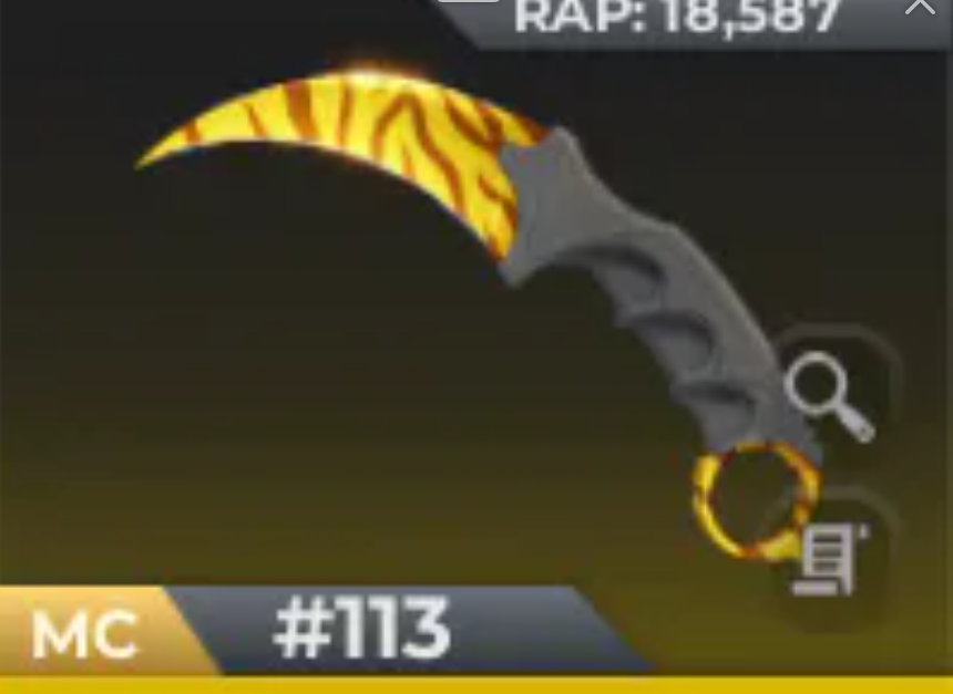 🔴🔴MC Karambit Tiger Stripes🔴🔴