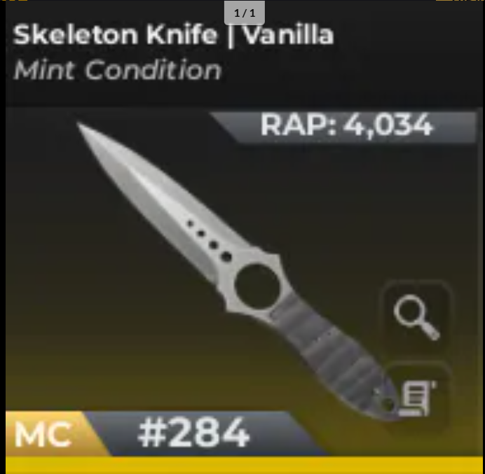 🔴🔴Skeleton Knife |Vanilla🔴🔴