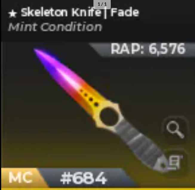 🛑 🛑 Skeleton Knife| FadeMint 🛑 🛑