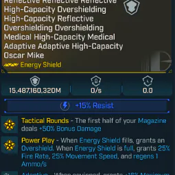 🌺Modded - Medical High-Capacity Medical Adaptive Adaptive High-Capacity Oscar MikeEnergy Shield— 15,487,160,320M (PC/XBOX/PS5) — Fast Response 🚀