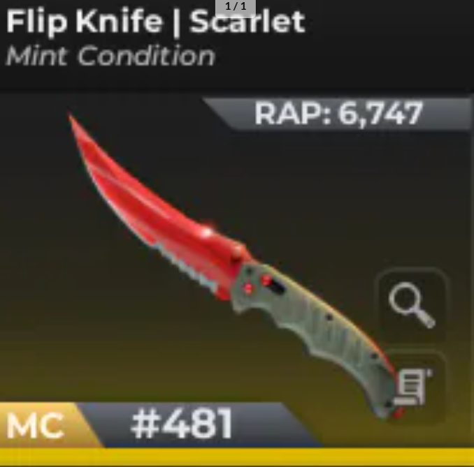🔴🔴Flip Knife |Scarlet🔴🔴