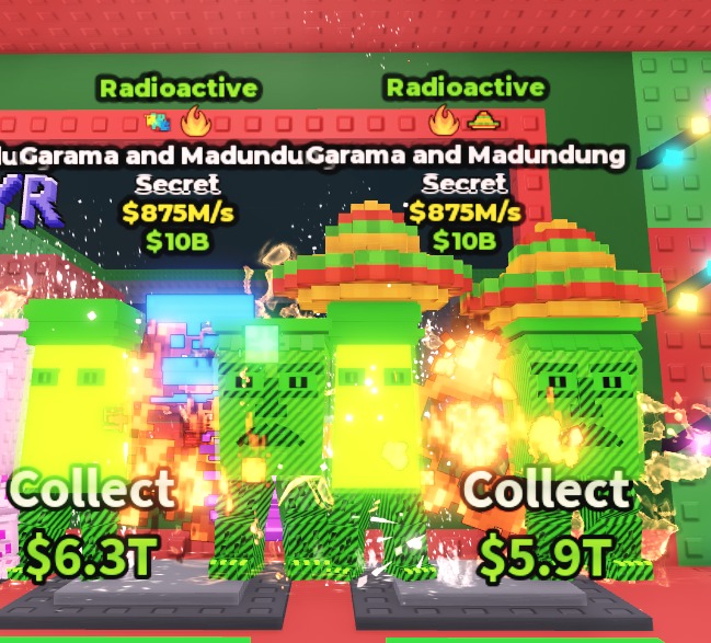 FAST RESPONSE | Radioactive Garama and Madundung $875M/s ( Glitch/Sombrero Fire Traits ) | 1000% SAFE 🔒 #5705