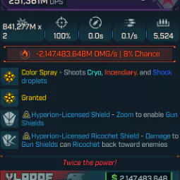 Modified / Modded BOSS ONESHOT SMG ❁ 251 Mil DPS (its Even Higher) ❁PC/XBOX/PS5 🚀 Instant Delivery