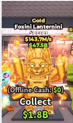 GOLD FOXINI LANTERNINI 143.7M/S #L9HC2Q