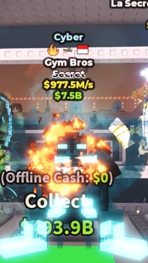 CYBER GYM BROS 977.5M/S (FIRE, EXPLOSIVE, INDO) #A5QN8R