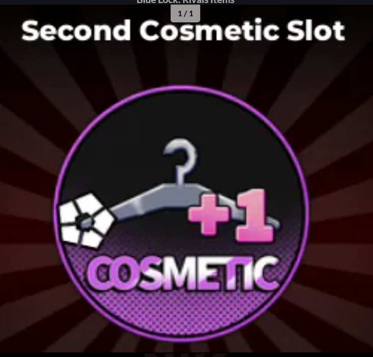 Blue Lock: Rivals - Second Cosmetic Slot [299R]