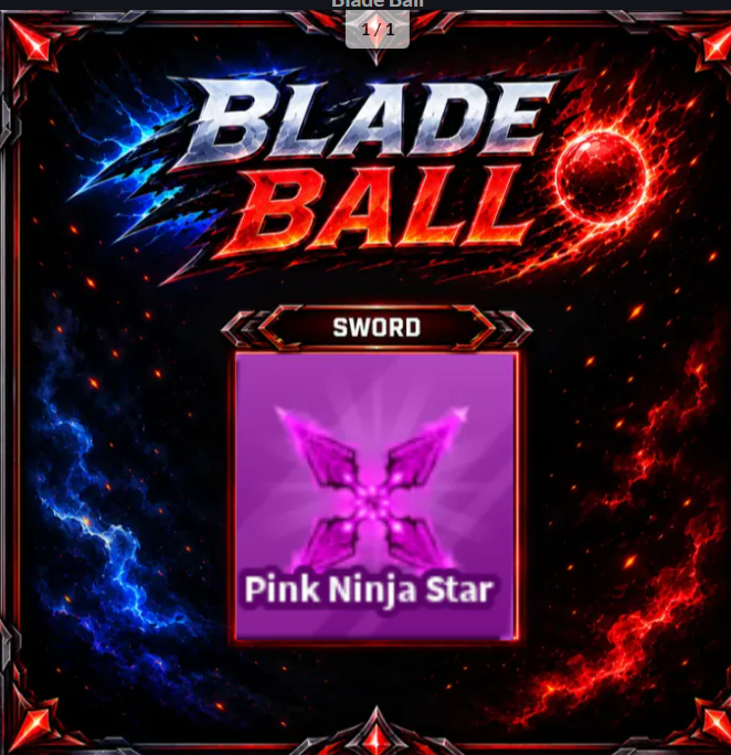 [ Limited Sword ] Pink Ninja Star | FAST DELIVERY✅