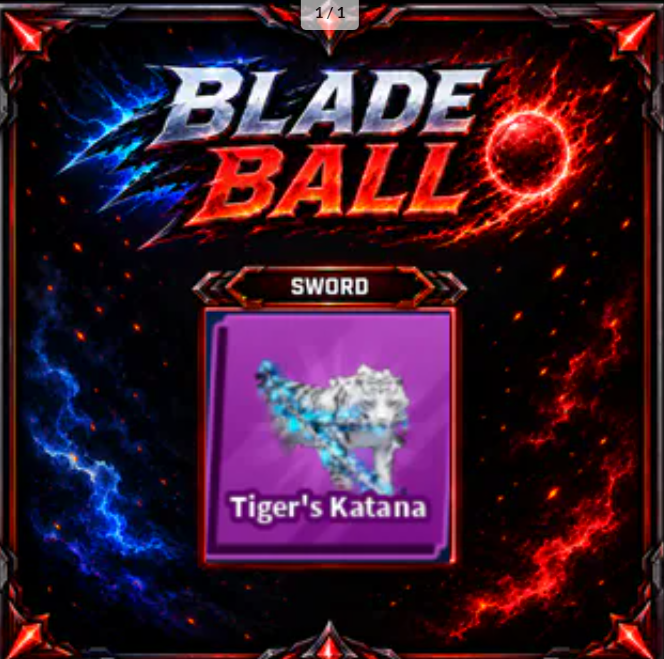[ Limitedu Sword ] Tiger's Katana | FAST DELIVERY✅
