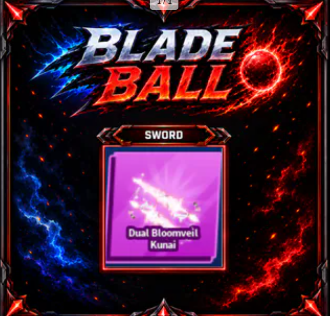 [ Limited Sword ] Dual Bloomveil Kunai | FAST DELIVERY✅
