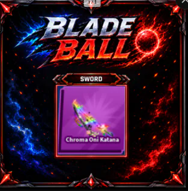[ Limited Sword ] Chroma Oni Katana | FAST DELIVERY✅