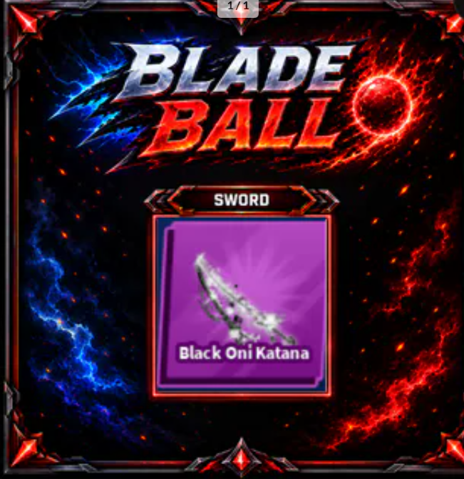 [ Limited Sword ] Black Oni Katana | FAST DELIVERY✅