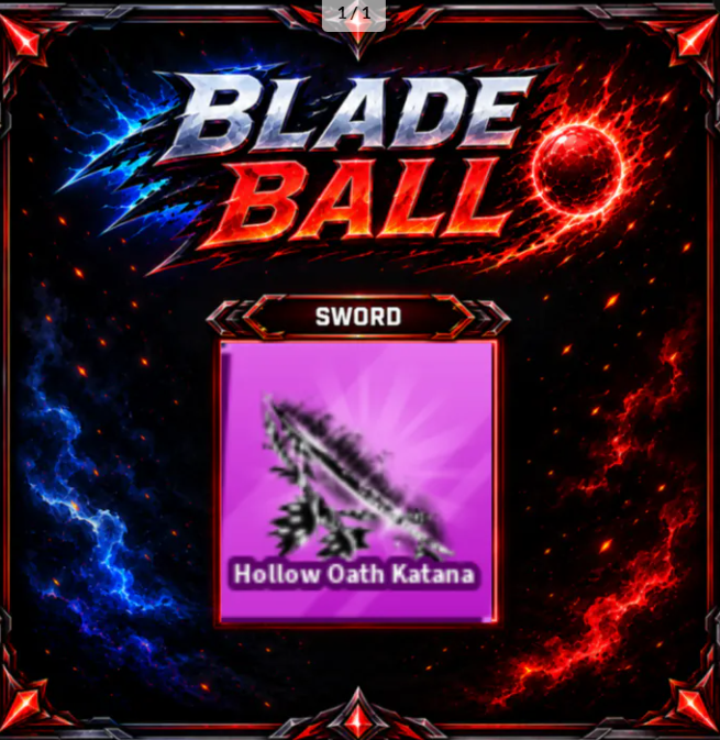[ Limited Sword ] Hollow Oath Katana | FAST DELIVERY✅