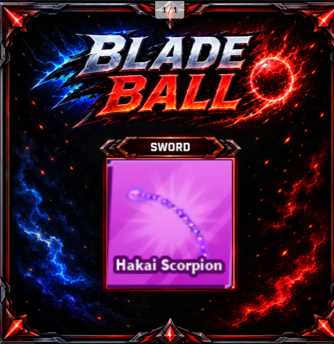 [ Limited Sword ] Hakai Scorpion | FAST DELIVERY✅