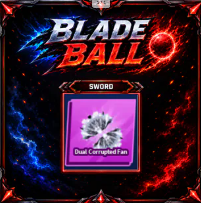 [ Limited Sword ] Dual Corrupted Fan | FAST DELIVERY✅