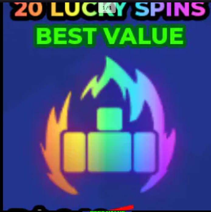 1599R 🟢🟢🟢 20 Lucky Spins (FLOW)