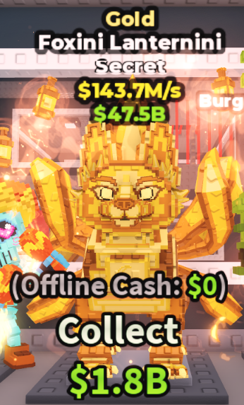 GOLD FOXINI LANTERNINI 143.7M/S #L9HC2Q