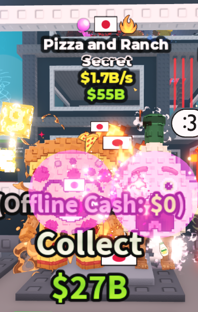 PIZZA AND RANCH 1.7B/S (BUBBLEGUM, JAPAN, FIRE) #O9WC5M