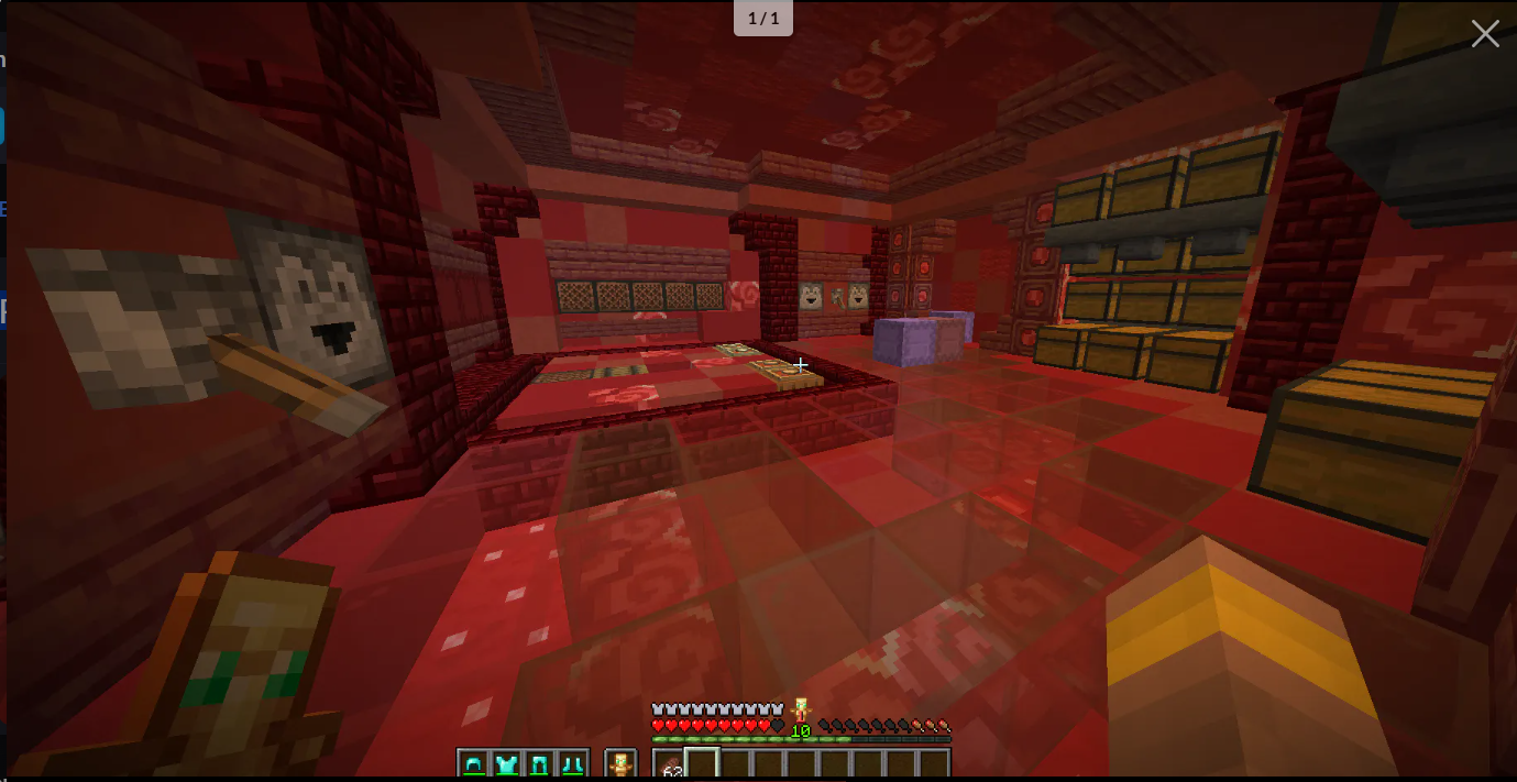 RED REGEAR BASE WITH ENCHANTED ROOM