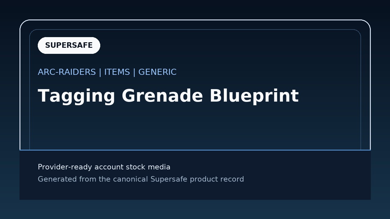 Tagging Grenade Blueprint