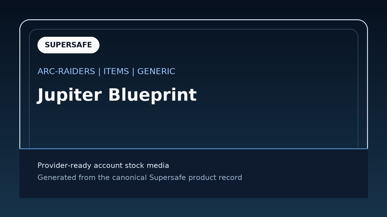 Jupiter Blueprint