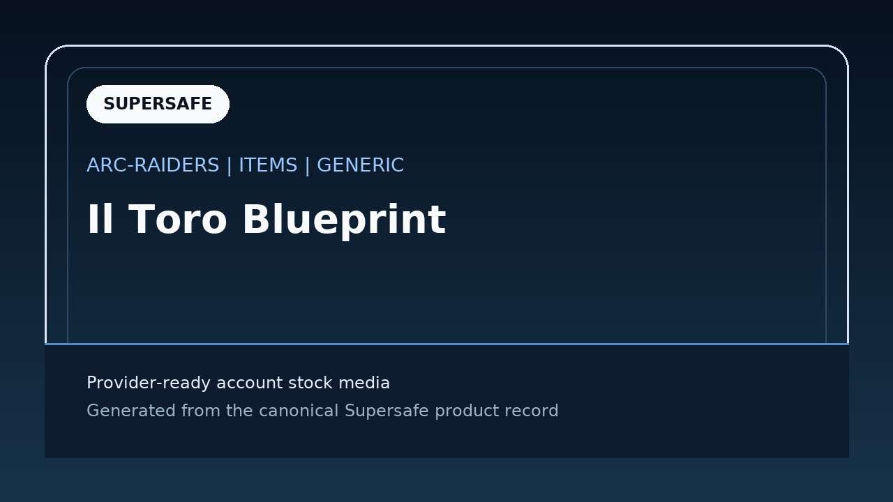 Il Toro Blueprint