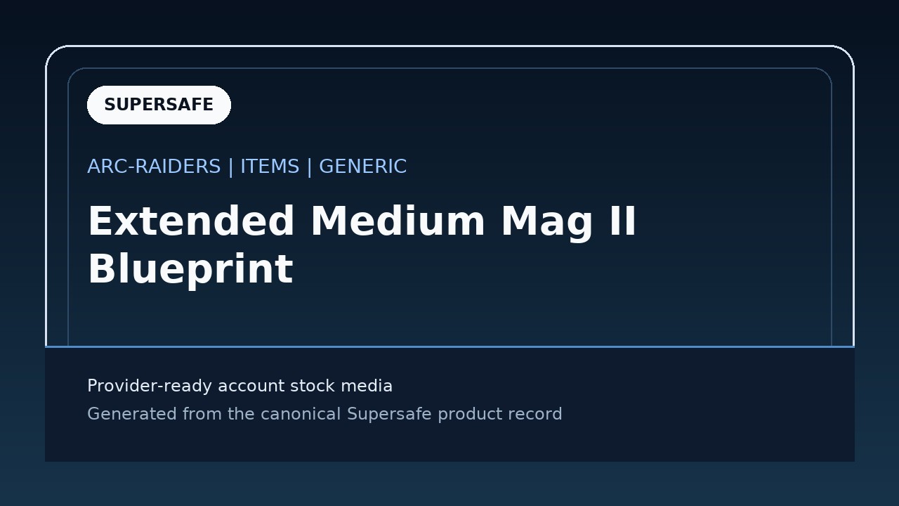 Extended Medium Mag II Blueprint