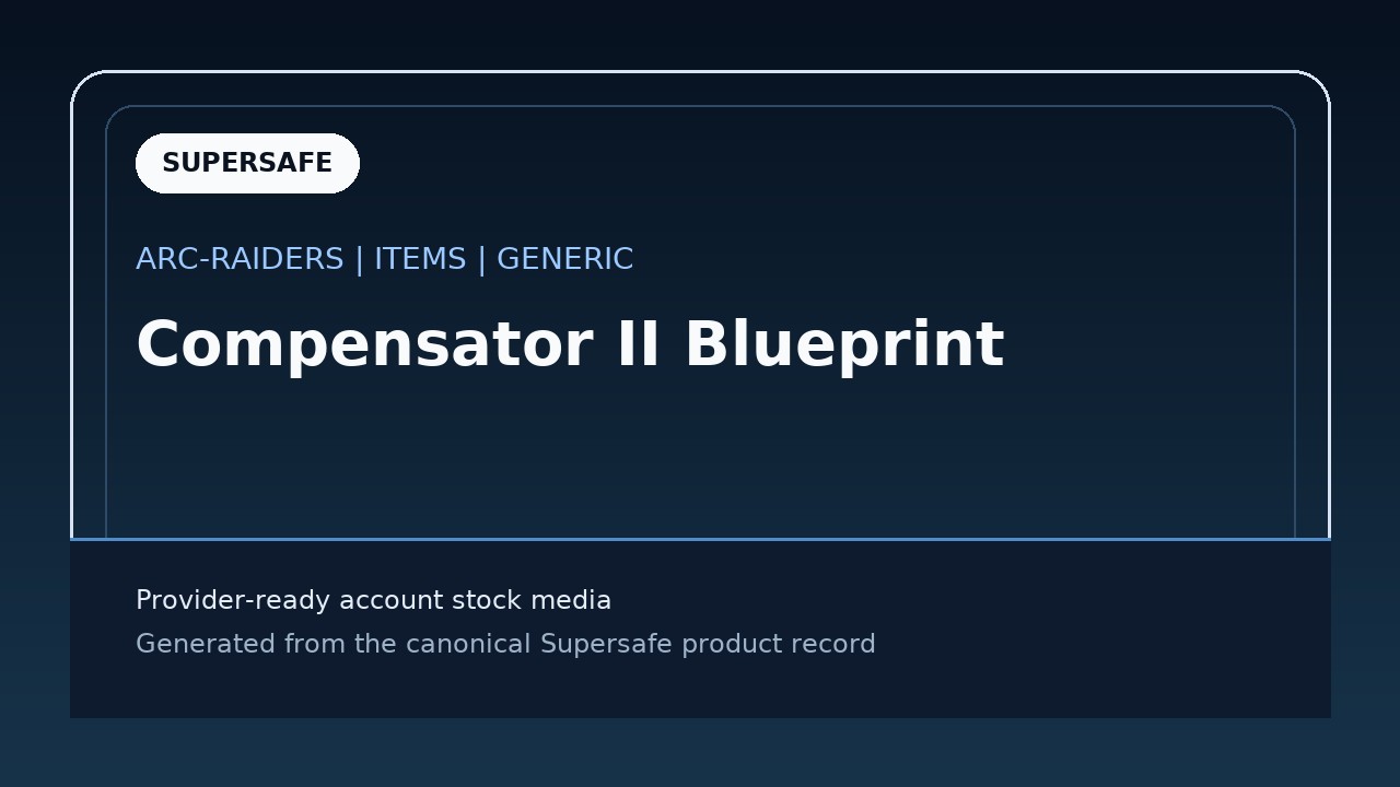 Compensator II Blueprint