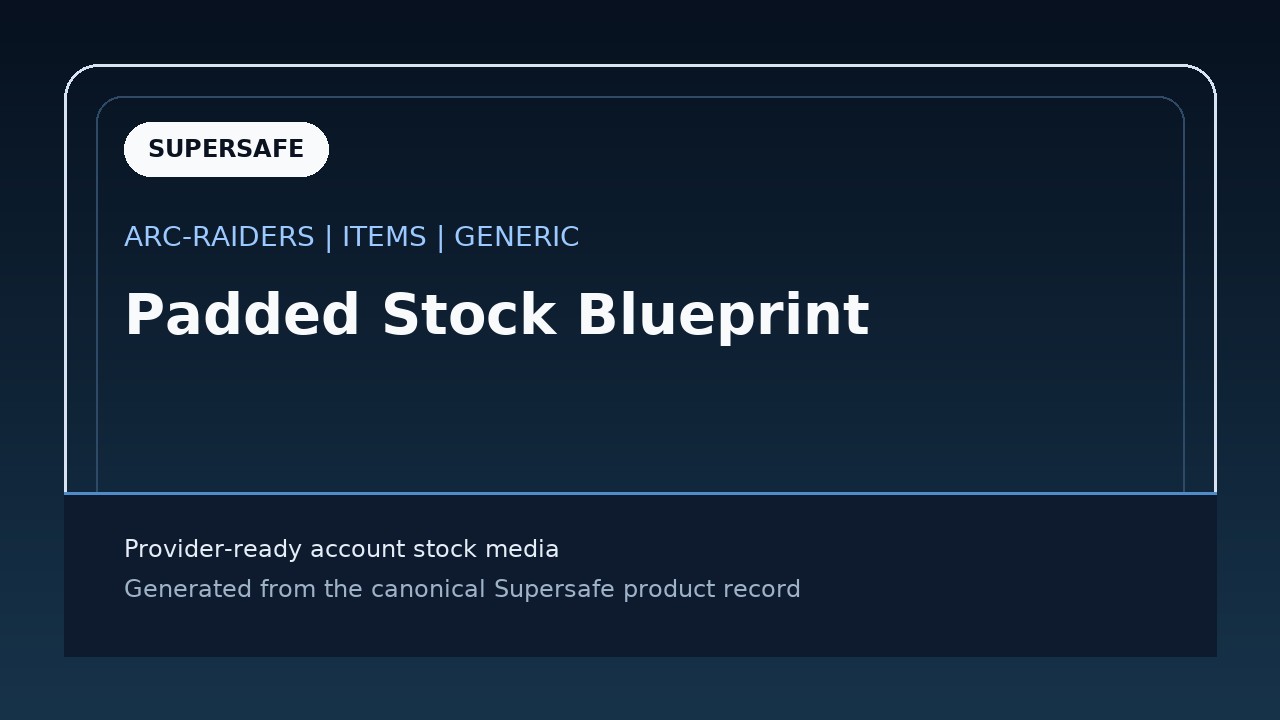 Padded Stock Blueprint