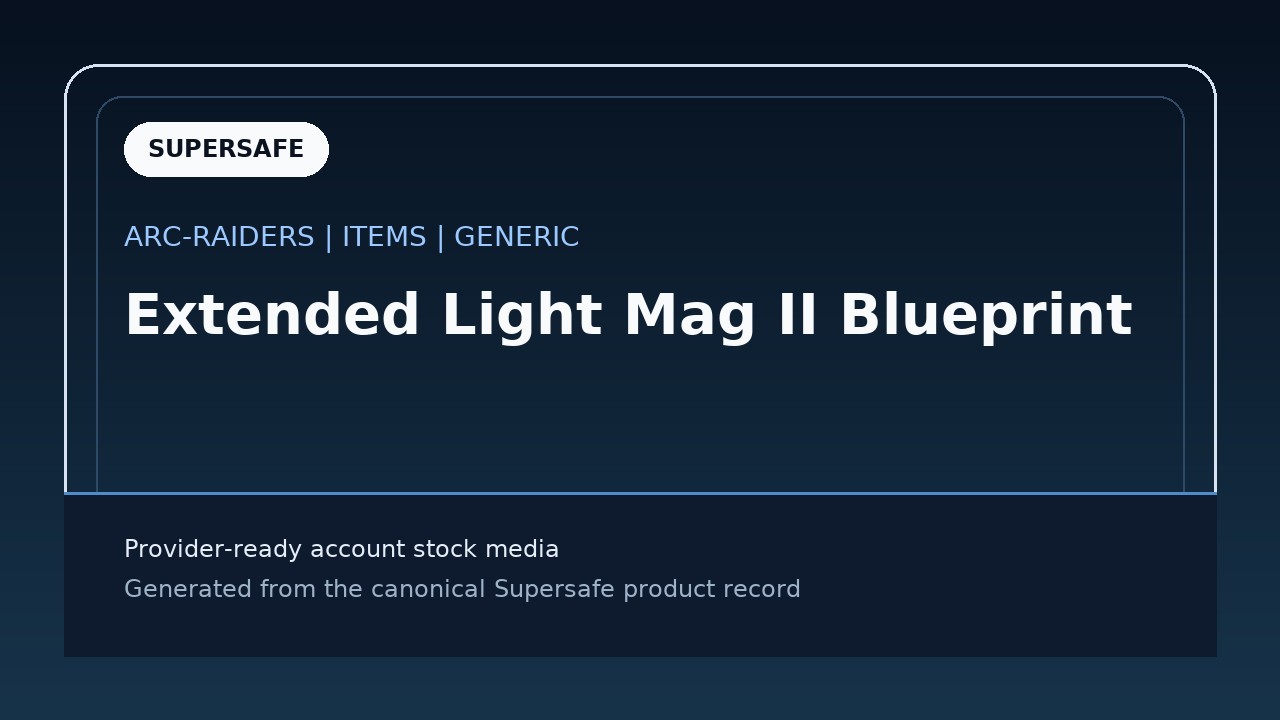 Extended Light Mag II Blueprint