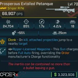 ⭐[GOD ROLL] L70 PETANQUE - SEE IMAGE FOR STATS⭐