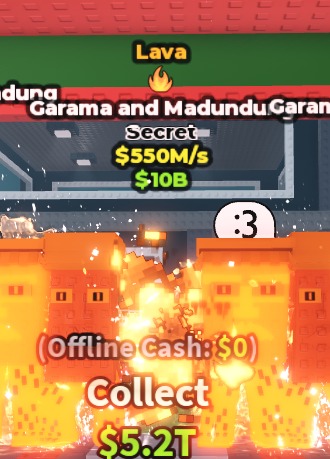 FAST RESPONSE | Lava Garama and Madundung $550M/s ( Fire Trait ) | 1000% SAFE 🔒 #5774