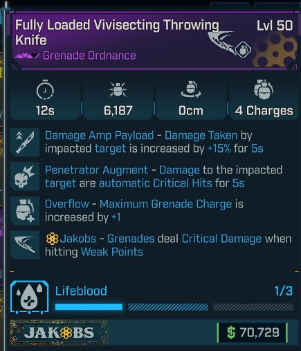Borderlands 4 - Vex High-Damage Build - Equipment Set