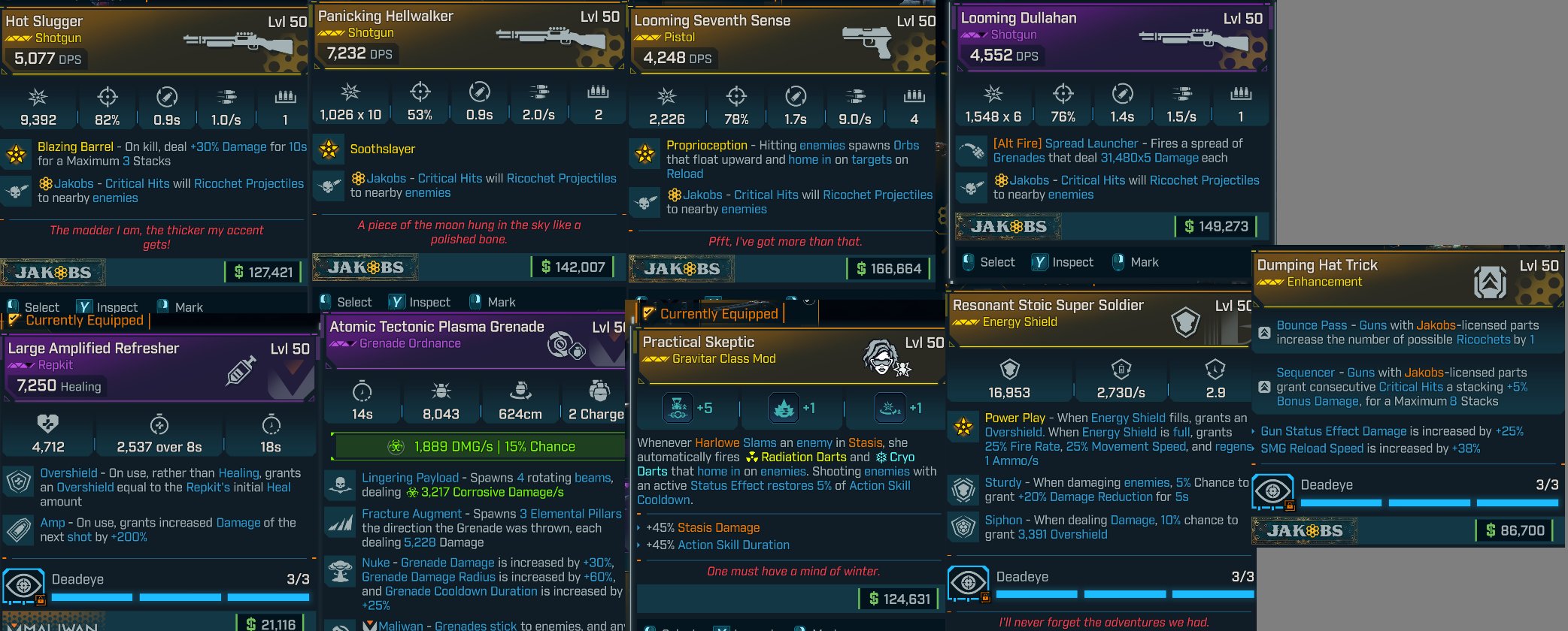Borderlands 4 - Harlowe Critical-Hit Build - Equipment Set